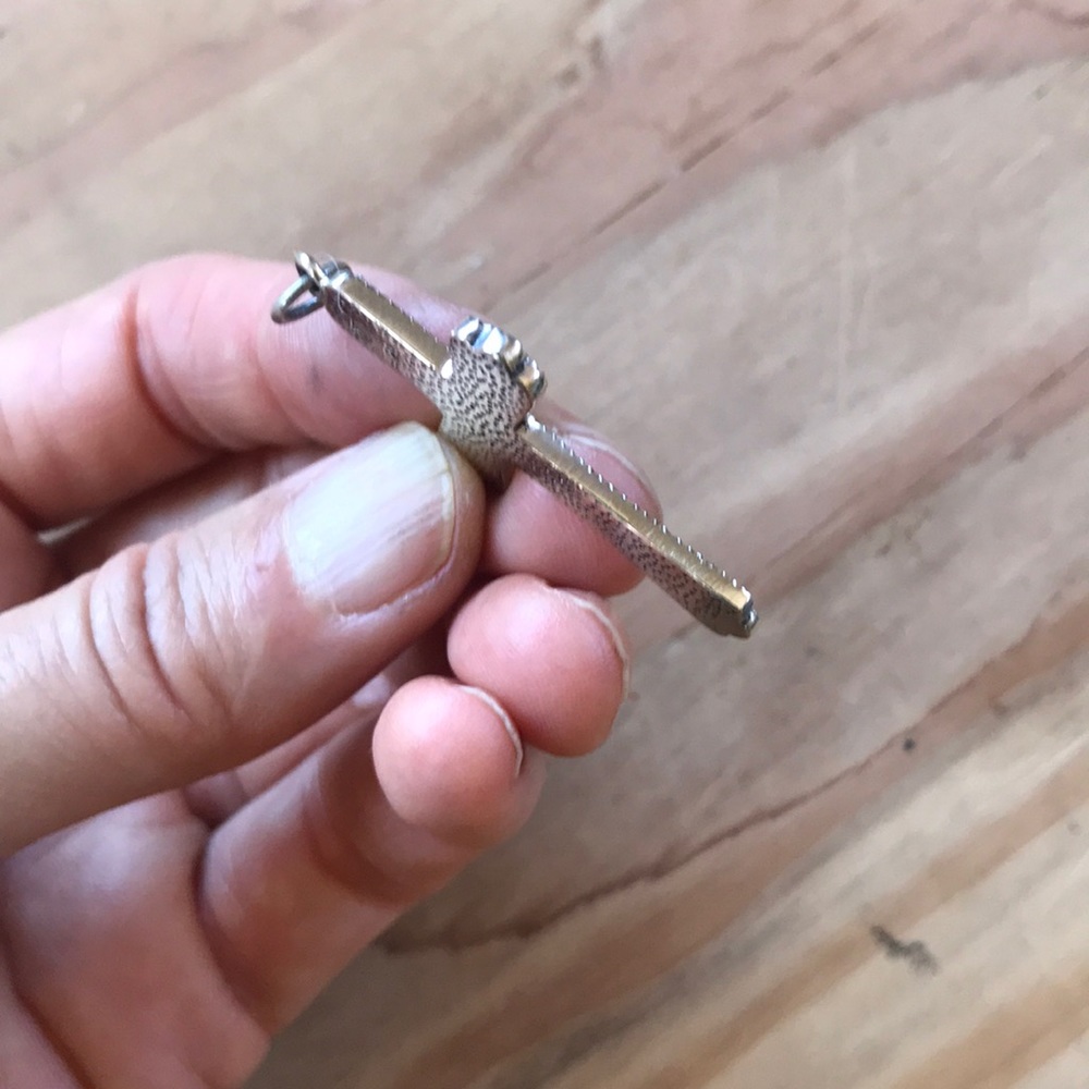 Solid Sterling Cross Pendant - image 4